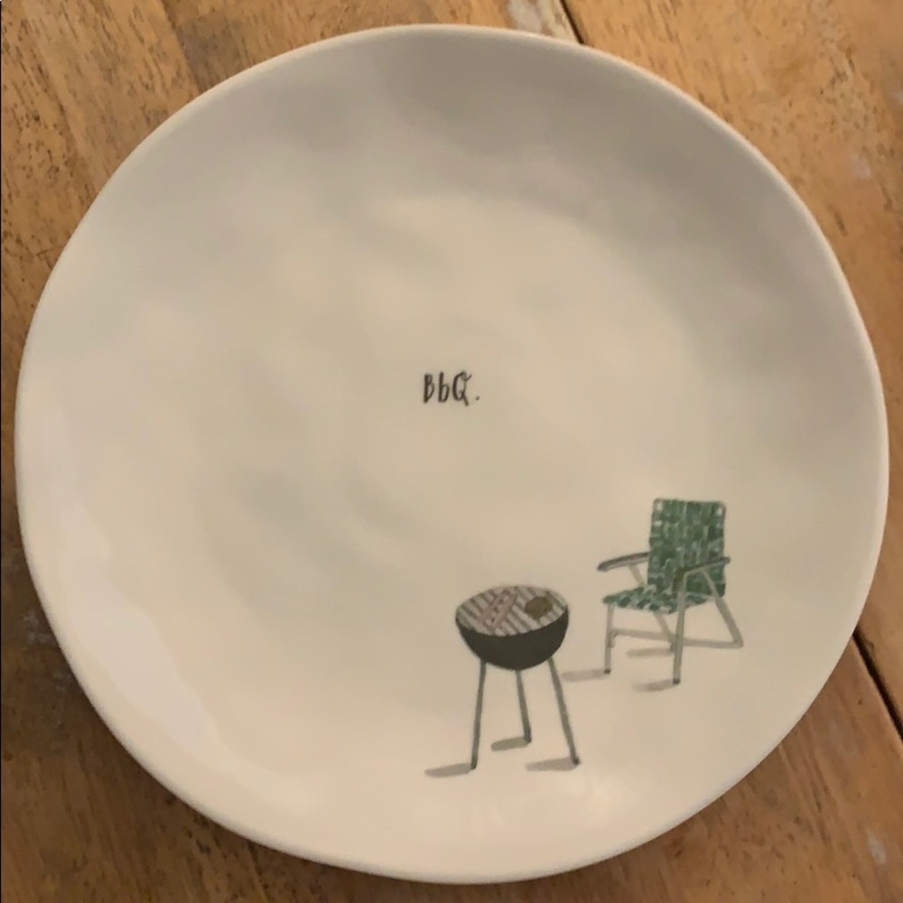 Rae Dunn dinner plate